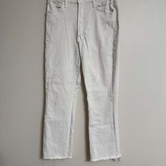 MOTHER The Insider Crop Step Fray Jeans - Picture 1 of 8
